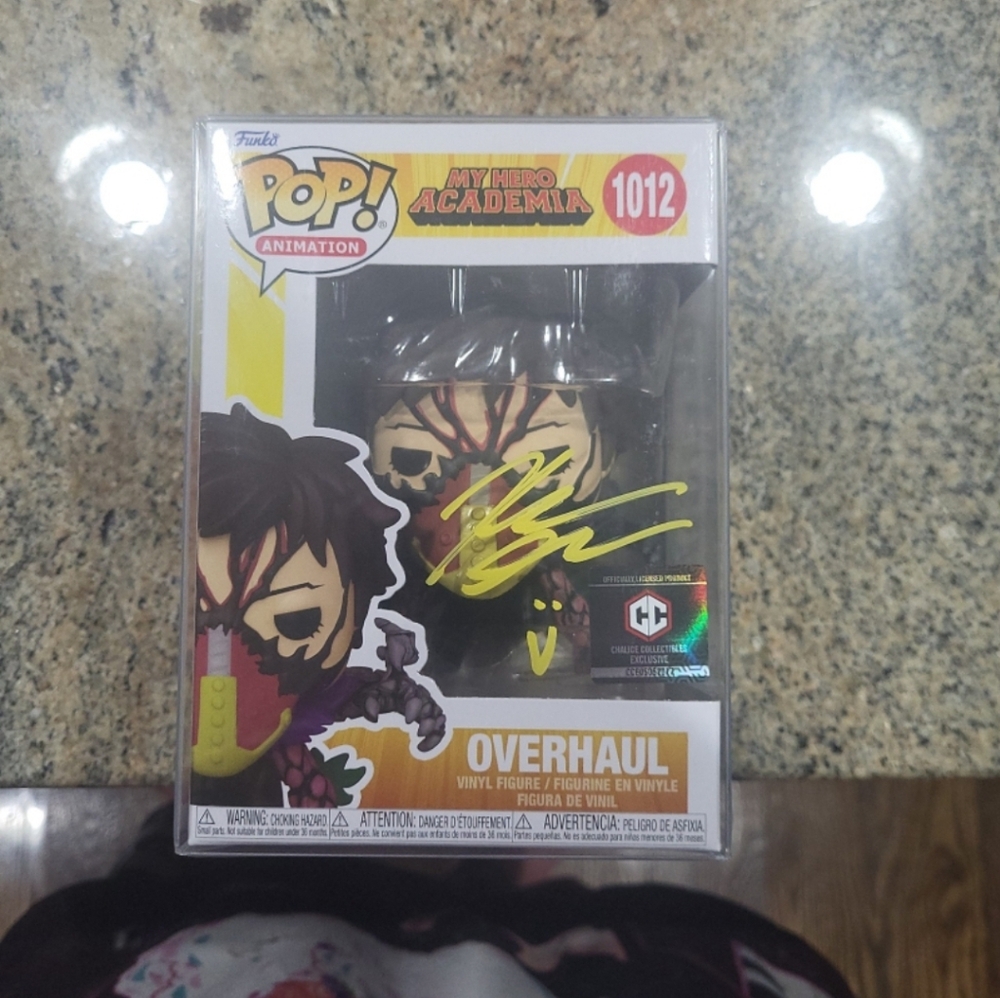 *SOLD* Autographed My Hero Academia Overhaul Chalice Collectibles Exclusive